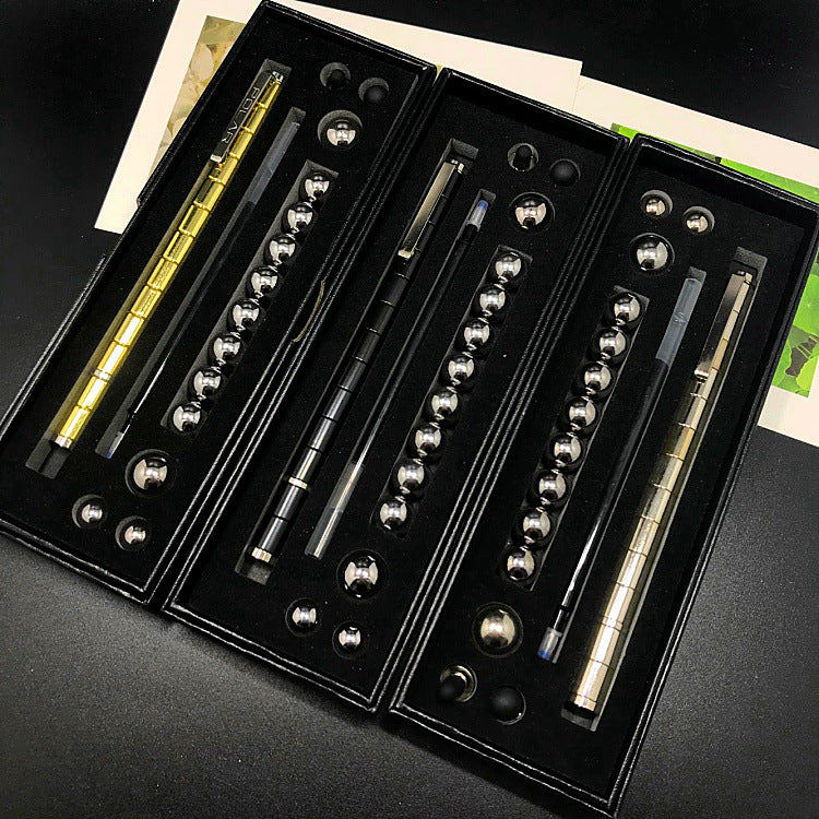 Stress Reducer Magnetic Pen with Stylus with Gift Box