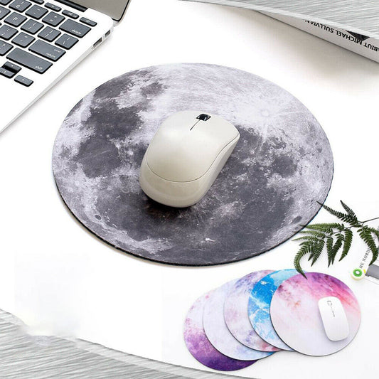 Space Round Mouse Pad for PC Gaming