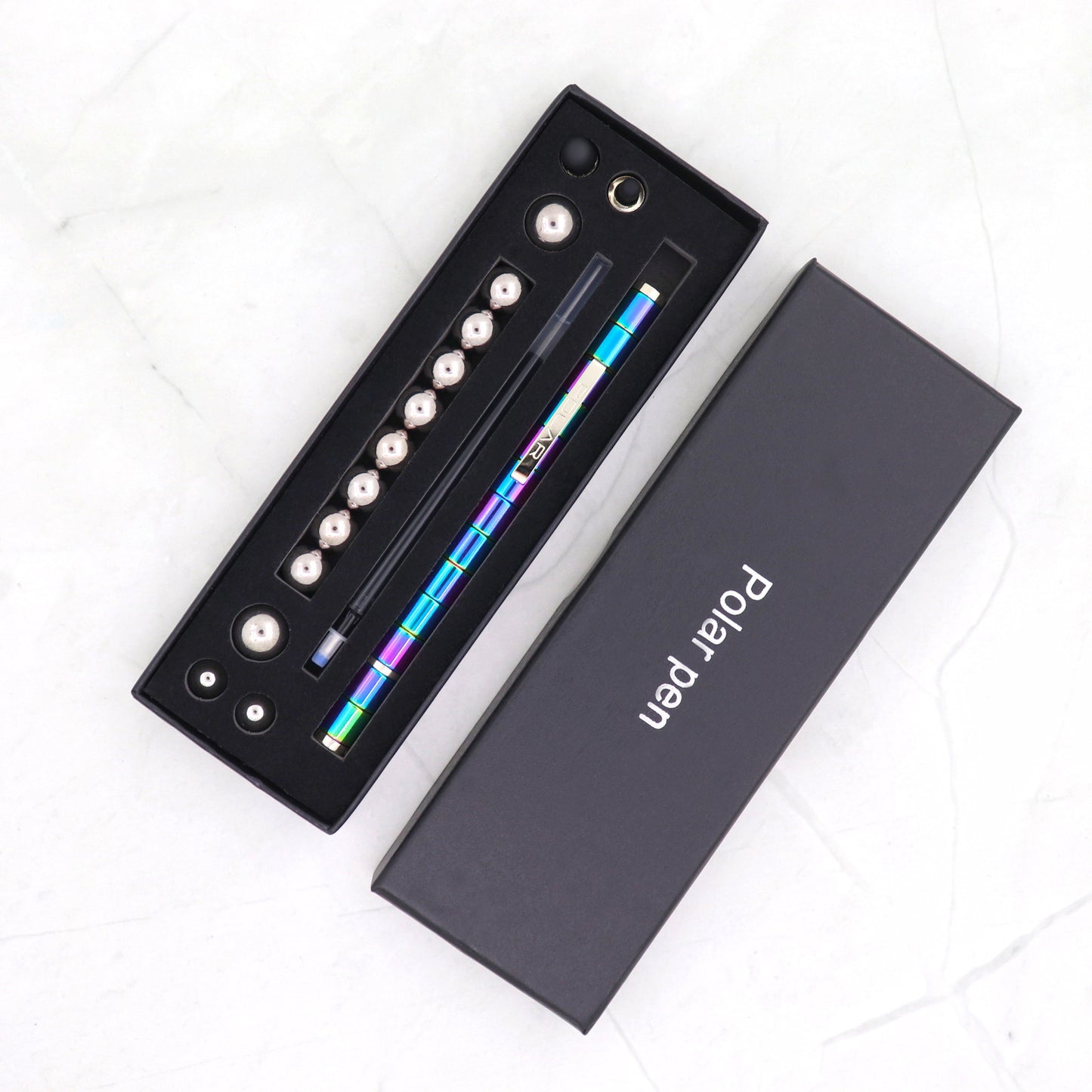 Stress Reducer Magnetic Pen with Stylus with Gift Box